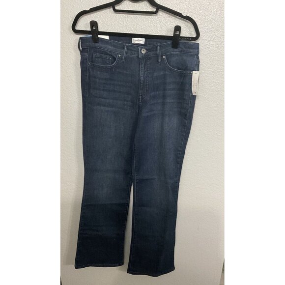 Jessica Simpson Women's Mid Rise Flare Leg Boot Cut Jeans Soft Stretch Denim 10 - Picture 1 of 4